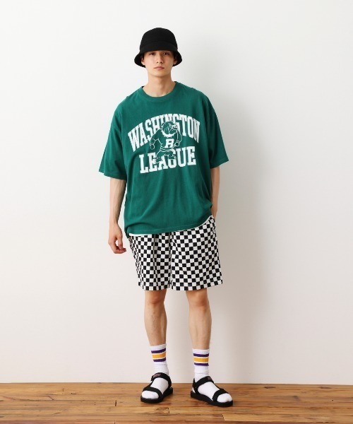 RODEO CROWNS WIDE BOWL（ロデオクラウンズワイドボウル）の「WARRIORS Tシャツ（Tシャツ/カットソー・メンズ・ホワイト/ネイビー/グリーン・MEDIUM/LARGE）」の5枚目の写真
