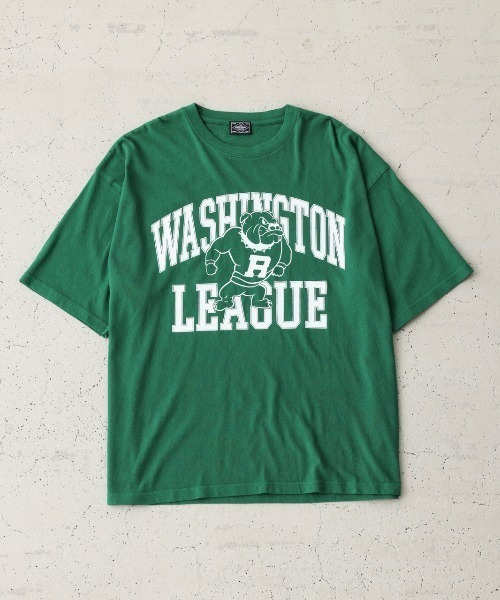 RODEO CROWNS WIDE BOWL（ロデオクラウンズワイドボウル）の「WARRIORS Tシャツ（Tシャツ/カットソー・メンズ・ホワイト/ネイビー/グリーン・MEDIUM/LARGE）」の13枚目の写真