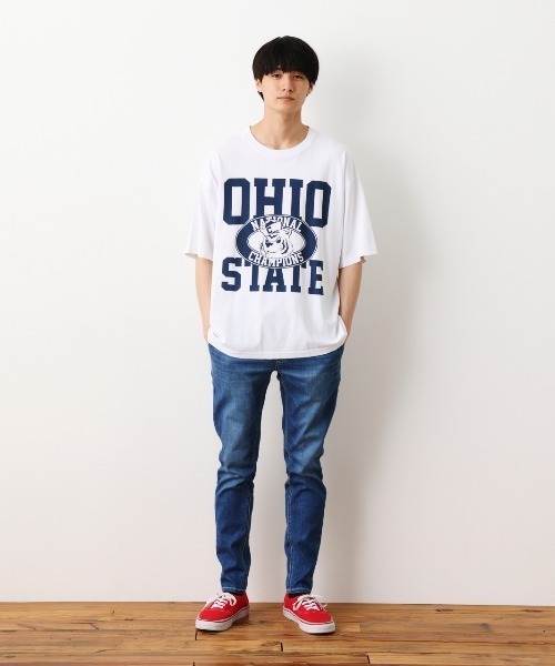 RODEO CROWNS WIDE BOWL（ロデオクラウンズワイドボウル）の「WARRIORS Tシャツ（Tシャツ/カットソー・メンズ・ホワイト/ネイビー/グリーン・MEDIUM/LARGE）」の14枚目の写真