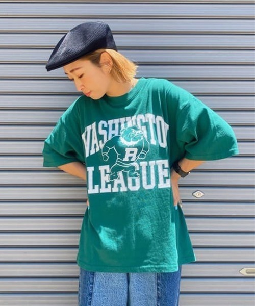 RODEO CROWNS WIDE BOWL（ロデオクラウンズワイドボウル）の「WARRIORS Tシャツ（Tシャツ/カットソー・メンズ・ホワイト/ネイビー/グリーン・MEDIUM/LARGE）」の22枚目の写真