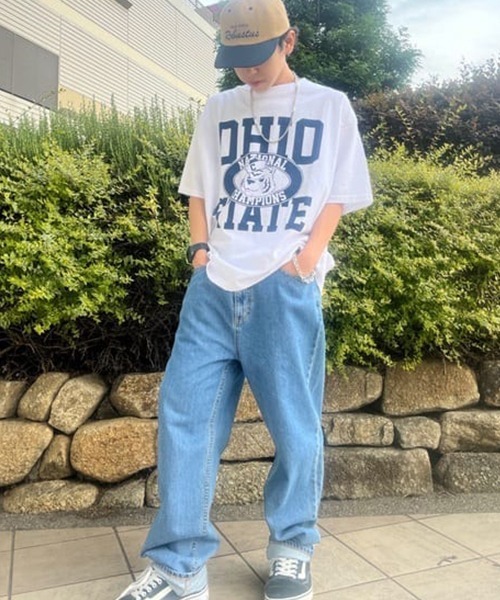 RODEO CROWNS WIDE BOWL（ロデオクラウンズワイドボウル）の「WARRIORS Tシャツ（Tシャツ/カットソー・メンズ・ホワイト/ネイビー/グリーン・MEDIUM/LARGE）」の19枚目の写真