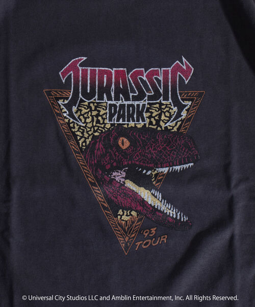 GLOSTER（グロスター）の「【JURASSIC WORLD/ジュラシック・ワールド】プリントTシャツ バンドTシャツ風（Tシャツ/カットソー・メンズ・ブラック系その他/ブラック系その他2/ブラック系その他3・M/L）」の6枚目の写真