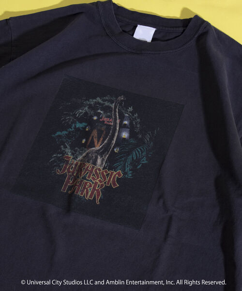 GLOSTER（グロスター）の「【JURASSIC WORLD/ジュラシック・ワールド】プリントTシャツ バンドTシャツ風（Tシャツ/カットソー・メンズ・ブラック系その他/ブラック系その他2/ブラック系その他3・M/L）」の8枚目の写真