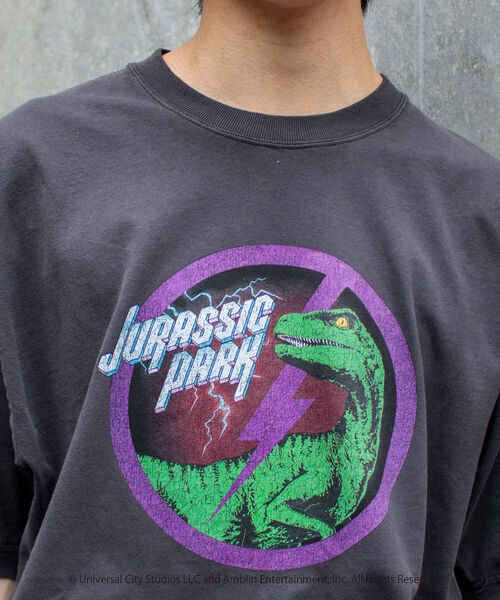 GLOSTER（グロスター）の「【JURASSIC WORLD/ジュラシック・ワールド】プリントTシャツ バンドTシャツ風（Tシャツ/カットソー・メンズ・ブラック系その他/ブラック系その他2/ブラック系その他3・M/L）」の14枚目の写真