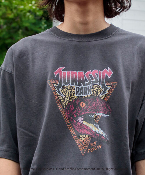 GLOSTER（グロスター）の「【JURASSIC WORLD/ジュラシック・ワールド】プリントTシャツ バンドTシャツ風（Tシャツ/カットソー・メンズ・ブラック系その他/ブラック系その他2/ブラック系その他3・M/L）」の22枚目の写真