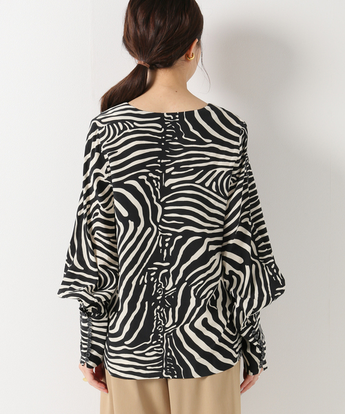IENA(イエナ)の「【BY MALENE BIRGER/バイ マレーネ ビルガー】GERTRYD PRINTEDブラウス(シャツ/ブラウス・レディース・ブラック・34)」の6枚目の写真