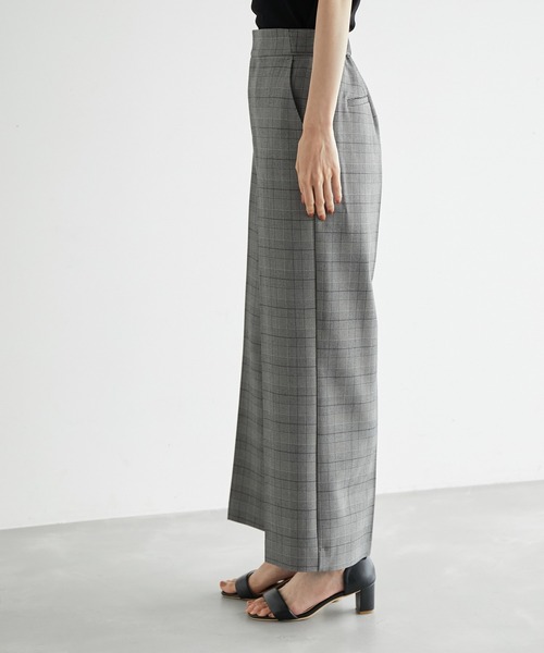 ROPE' PICNIC（ロペピクニック）の「セットアップ対応/ライトストレッチセミワイドパンツ（その他パンツ・レディース・グレー/ベージュ系その他・40/38/36）」の6枚目の写真