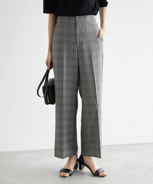 ROPE' PICNIC（ロペピクニック）の「セットアップ対応/ライトストレッチセミワイドパンツ（その他パンツ・レディース・グレー/ベージュ系その他・40/38/36）」の21枚目の写真