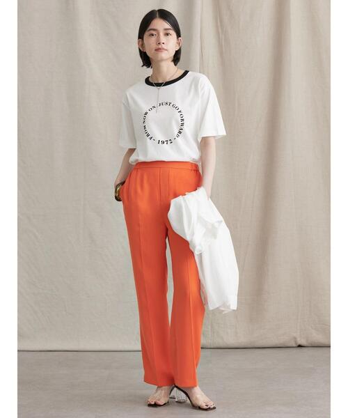 AMERICAN HOLIC(アメリカンホリック)の「半袖フロッキーロゴカットプルオーバー(Tシャツ/カットソー・レディース・ブラック/オフホワイト・M/L)」の16枚目の写真