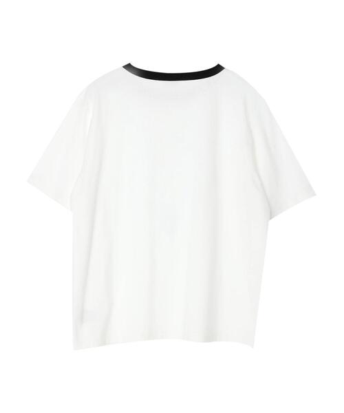 AMERICAN HOLIC(アメリカンホリック)の「半袖フロッキーロゴカットプルオーバー(Tシャツ/カットソー・レディース・ブラック/オフホワイト・M/L)」の18枚目の写真