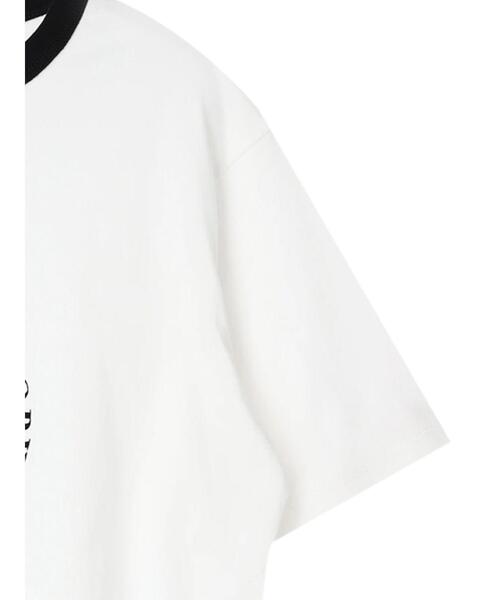 AMERICAN HOLIC(アメリカンホリック)の「半袖フロッキーロゴカットプルオーバー(Tシャツ/カットソー・レディース・ブラック/オフホワイト・M/L)」の9枚目の写真