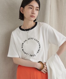 AMERICAN HOLIC | 半袖フロッキーロゴカットプルオーバー(Tシャツ/カットソー)