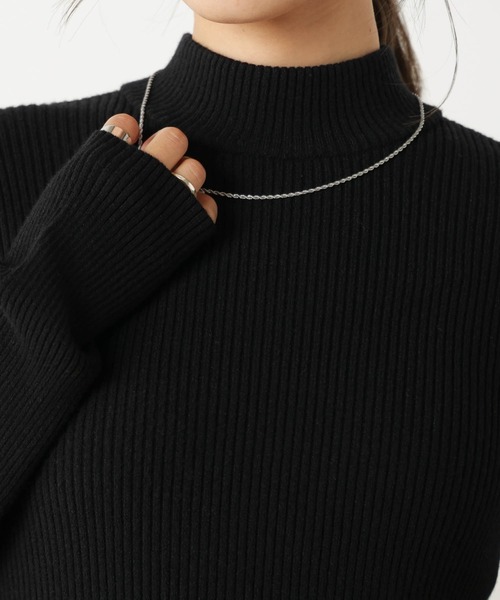 WEGO（ウィゴー）の「WEGO/リブハイネックセーター（ニット/セーター・レディース・ホワイト/ブラック/ブラック系その他5/ベージュ系その他5・FREE）」の14枚目の写真