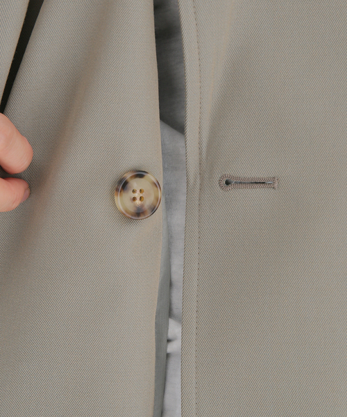 極美品定価58300円22AW AP STUDIO スリーブレストレンチコート 極美品定価58300円22AW AP STUDIO スリーブレストレンチコート