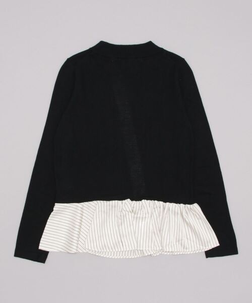 TRANOI（トラノイ）の「TRANOI ペプラム付きニット（ニット/セーター・レディース・ブラック/ネイビー/グレー・FREE）」の21枚目の写真