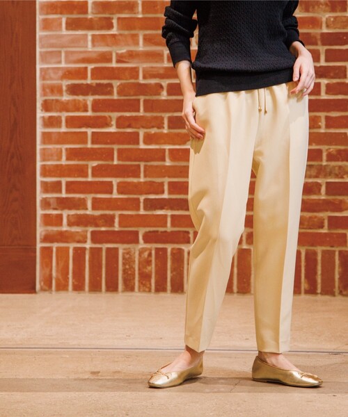 OPAQUE.CLIP（オペークドットクリップ）の「◆デュアルストレッチ イージーテーパードパンツ【WEB限定サイズ】（その他パンツ・レディース・チャコールグレー/ブラック/イエロー/ブルー/パープル系・34/36/38/40/42）」の18枚目の写真