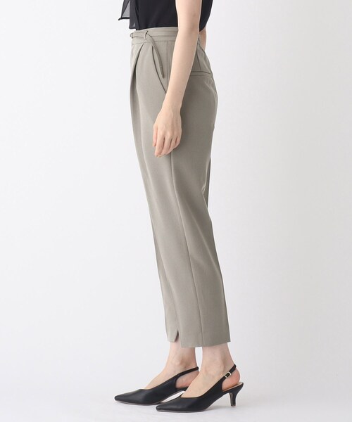 index（インデックス）の「◆シャンブレーストレッチ テーパードパンツ【WEB限定サイズ】（その他パンツ・レディース・ベージュ系その他7/ホワイト系7/ブルー系4・40/38/42/36）」の14枚目の写真