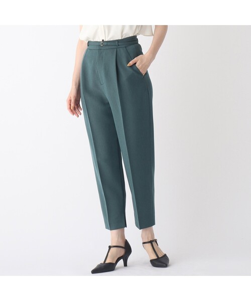 index（インデックス）の「◆シャンブレーストレッチ テーパードパンツ【WEB限定サイズ】（その他パンツ・レディース・ベージュ系その他7/ホワイト系7/ブルー系4・40/38/42/36）」の19枚目の写真