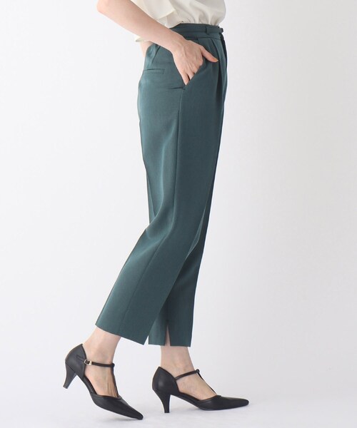 index（インデックス）の「◆シャンブレーストレッチ テーパードパンツ【WEB限定サイズ】（その他パンツ・レディース・ベージュ系その他7/ホワイト系7/ブルー系4・40/38/42/36）」の20枚目の写真