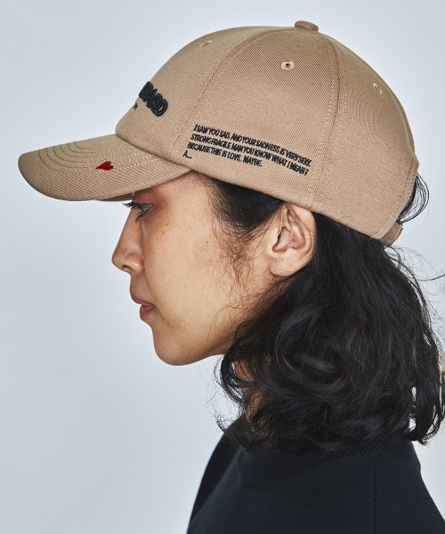 DOUBLE STANDARD CLOTHING（ダブルスタンダードクロージング）の「メジャー裏毛キャップ（キャップ・レディース・チャコール/キャメル・FREE）」の5枚目の写真