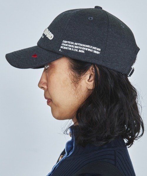 DOUBLE STANDARD CLOTHING（ダブルスタンダードクロージング）の「メジャー裏毛キャップ（キャップ・レディース・チャコール/キャメル・FREE）」の9枚目の写真