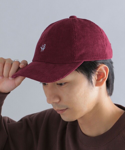 SHIPS（シップス）の「*SHIPS: ワンポイント ロゴ エンブロイダリー コーデュロイ キャップ（キャップ・メンズ・ベージュ/ネイビー/ロイヤルブルー/イエロー/キャメル/ワイン・ONE SIZE）」の8枚目の写真