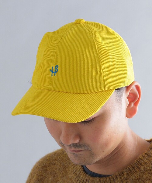 SHIPS（シップス）の「*SHIPS: ワンポイント ロゴ エンブロイダリー コーデュロイ キャップ（キャップ・メンズ・ベージュ/ネイビー/ロイヤルブルー/イエロー/キャメル/ワイン・ONE SIZE）」の12枚目の写真
