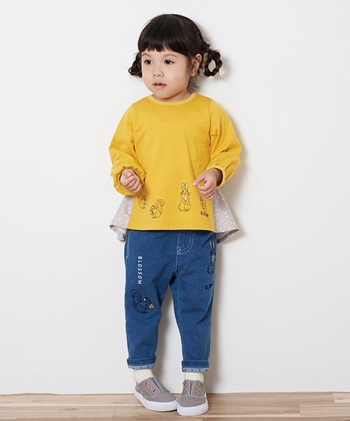 kladskap（クレードスコープ）の「アニマル刺しゅうロング丈テーパードパンツ（その他パンツ・キッズ・ネイビー・110cm/90cm/120cm/100cm）」の14枚目の写真