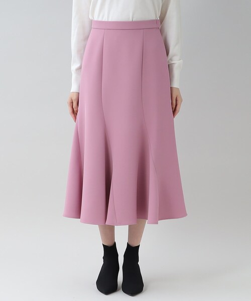 UNTITLED（アンタイトル）の「◆【１枚で着映える】裾ボリューム マーメイドスカート＜洗える／秋から冬まで＞（スカート・レディース・ピンク系/ブラック/ブラウン系その他/モスグリーン・46/02/42/04/03/48/50/44/00/01）」の6枚目の写真