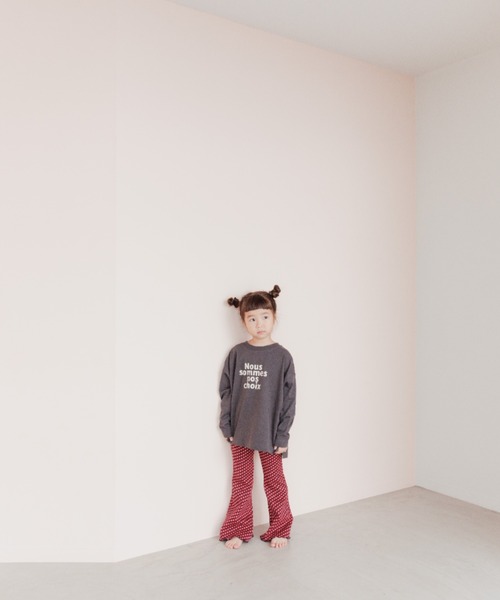 LOWRYS FARM（ローリーズファーム）の「プリントＴシャツ　295997（Tシャツ/カットソー・キッズ・アイボリー/オフホワイト/グレー/パープル・110cm/120cm/130cm/140cm/150cm）」の20枚目の写真