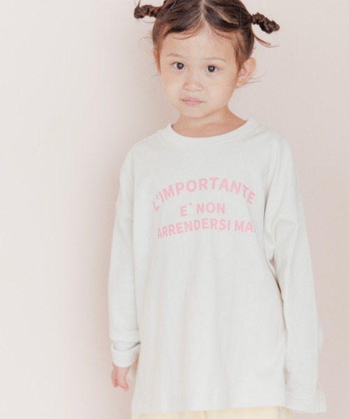 LOWRYS FARM（ローリーズファーム）の「プリントＴシャツ　295997（Tシャツ/カットソー・キッズ・アイボリー/オフホワイト/グレー/パープル・110cm/120cm/130cm/140cm/150cm）」の19枚目の写真
