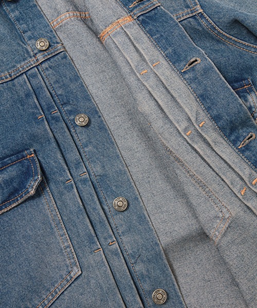 424(フォートゥーフォー)の「GIUBBINO UOMO/DENIM LIGHTWEIGHT JACKET(デニムジャケット・メンズ・ブルー・M/L)」の3枚目の写真