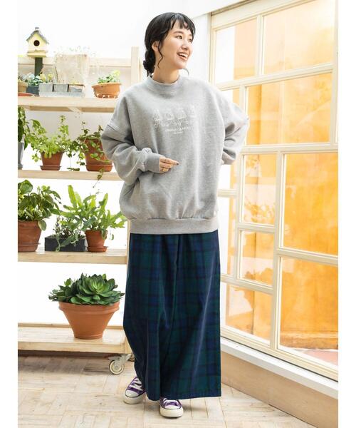 CRAFT STANDARD BOUTIQUE(クラフトスタンダードブティック)の「コーデュロイワイドイージーパンツ *(その他パンツ・レディース・ブルー系その他/グレー系その他3/ホワイト系その他7・L/M)」の12枚目の写真