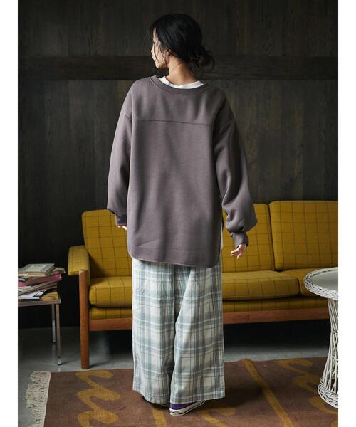 CRAFT STANDARD BOUTIQUE(クラフトスタンダードブティック)の「コーデュロイワイドイージーパンツ *(その他パンツ・レディース・ブルー系その他/グレー系その他3/ホワイト系その他7・L/M)」の21枚目の写真