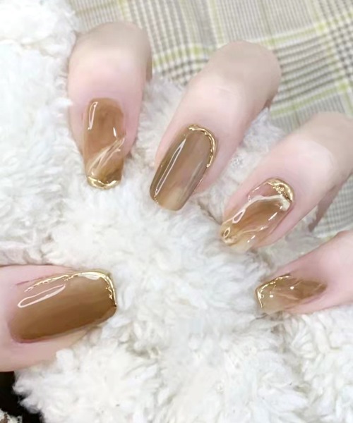 Doux Belle（ドゥーベル）の「簡単にネイルチップ ハンドネイルチップ（ネイルシール/ネイルチップ・レディース・A/B/C/D/F/G/H/I/E/P/O/N/M/K/J/L・FREE）」の4枚目の写真