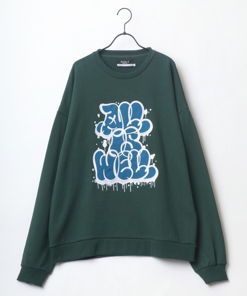 Lazar(ラザル)の「Graffiti Logo オーバーサイズ グラフィティ タギングロゴ ワッペン刺繍 スウェット レディース メンズ トレーナー(スウェット・メンズ・ホワイト/ブラック/イエロー/グリーン/ホワイト系その他/ブラック系その他・M/L)」の17枚目の写真