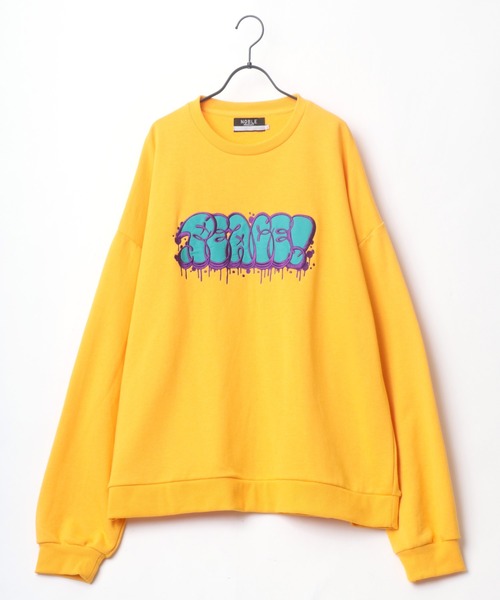 Lazar(ラザル)の「Graffiti Logo オーバーサイズ グラフィティ タギングロゴ ワッペン刺繍 スウェット レディース メンズ トレーナー(スウェット・メンズ・ホワイト/ブラック/イエロー/グリーン/ホワイト系その他/ブラック系その他・M/L)」の18枚目の写真