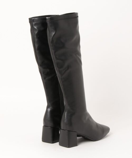 Noubel Voug Relax（ヌーベルヴォーグリラックス）の「ストレッチロングブーツ（ブーツ・レディース・ブラック/ブラック系その他・S/M/L/LL/3L）」の4枚目の写真