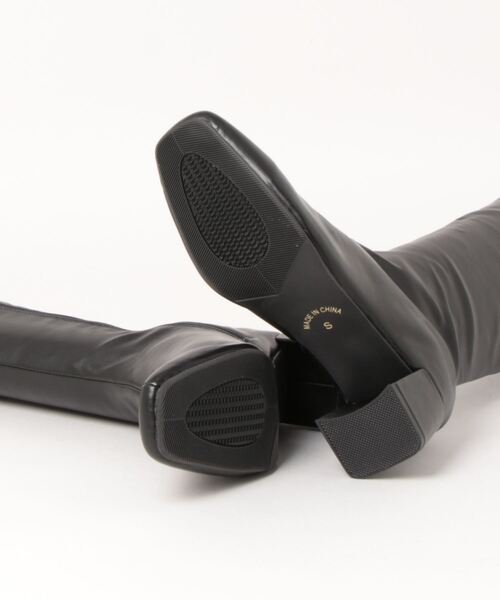 Noubel Voug Relax（ヌーベルヴォーグリラックス）の「ストレッチロングブーツ（ブーツ・レディース・ブラック/ブラック系その他・S/M/L/LL/3L）」の3枚目の写真