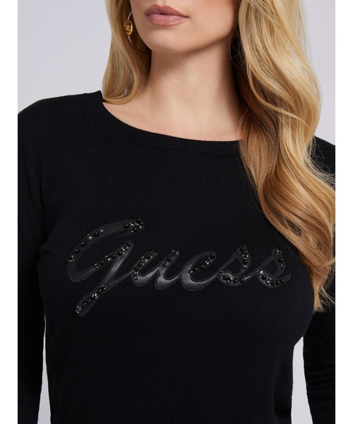 Guess（ゲス）の「Liliane Sweater（ニット/セーター・レディース・ブラック・SMALL/MEDIUM/X-SMALL/LARGE）」の3枚目の写真