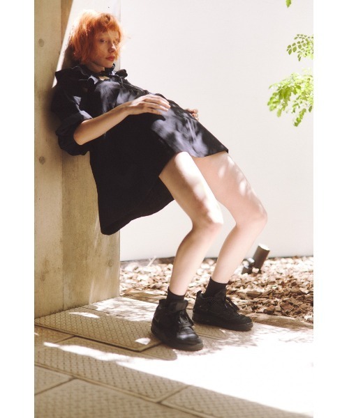 papier（パピエ）の「papier/パピエ/Cotton mini OP（ワンピース・レディース・ブラック/ホワイト/イエロー・FREE）」の5枚目の写真