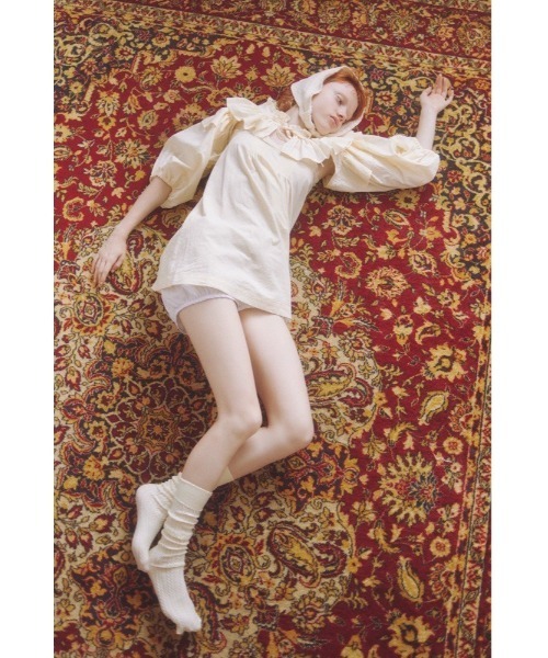 papier（パピエ）の「papier/パピエ/Cotton mini OP（ワンピース・レディース・ブラック/ホワイト/イエロー・FREE）」の4枚目の写真