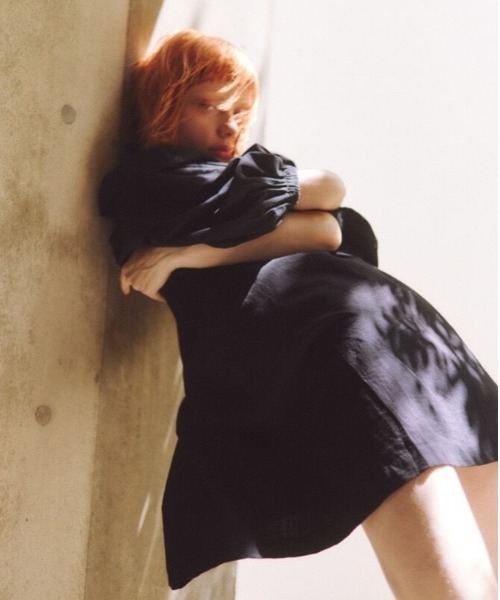 papier（パピエ）の「papier/パピエ/Cotton mini OP（ワンピース・レディース・ブラック/ホワイト/イエロー・FREE）」の9枚目の写真