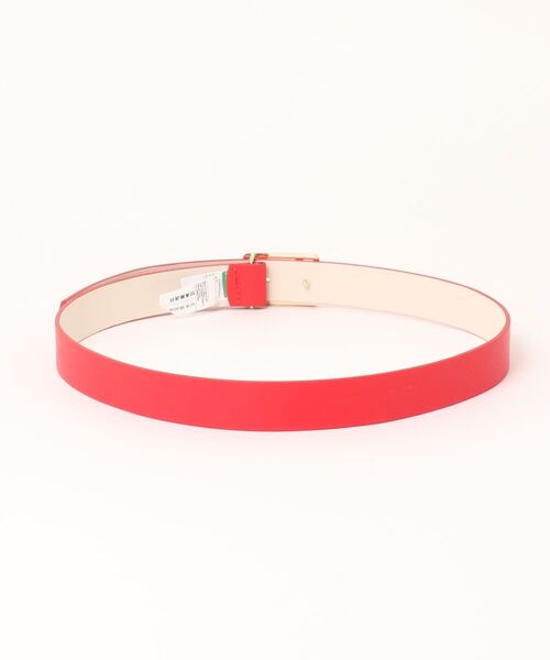 BENETTON (UNITED COLORS OF BENETTON)（ベネトンユナイテッドカラーズオブベネトン）の「フェイクレザーループロゴバックルベルト（ベルト・レディース・ブラック/ベージュ/レッド/ブルー・SMALL/MEDIUM/LARGE）」の13枚目の写真