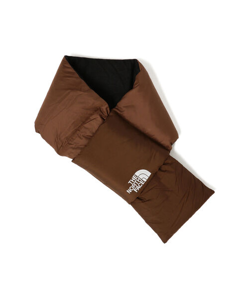THE NORTH FACE（ザノースフェイス）の「THE NORTH FACE / Nuptse Muffler（マフラー・メンズ・オリーブ/ブラック/ブラウン・ONE SIZE）」の2枚目の写真