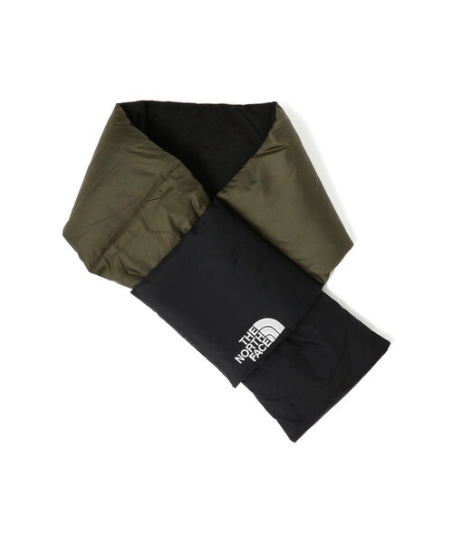 THE NORTH FACE（ザノースフェイス）の「THE NORTH FACE / Nuptse Muffler（マフラー・メンズ・オリーブ/ブラック/ブラウン・ONE SIZE）」の3枚目の写真