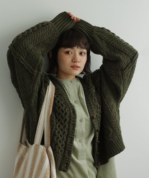 Crisp | パターンミックスニットカーディガン(カーディガン/ボレロ)