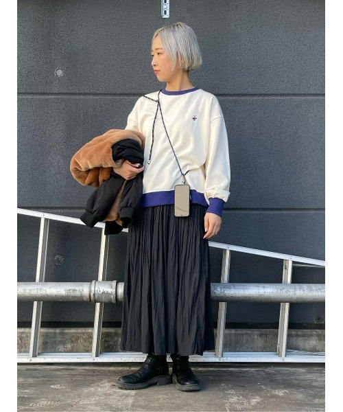 BEVERLY HILLS POLO CLUB（ビバリーヒルズポロクラブ）の「【BEVERLY HILLS POLO CLUB】配色スウェット（スウェット・レディース・オフホワイト/イエロー/ダークグレー・M/L）」の16枚目の写真