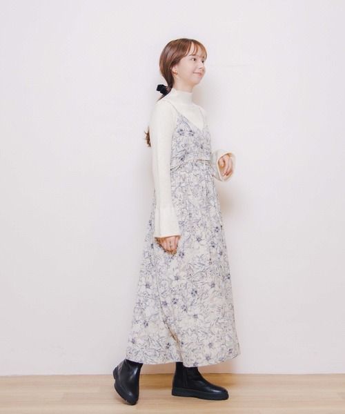 flower（フラワー）の「ニュアンスフラワーワンピース2
