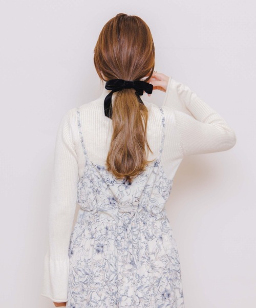 flower（フラワー）の「ニュアンスフラワーワンピース2（ワンピース・レディース・アイボリー/ブラウン・FREE）」の16枚目の写真